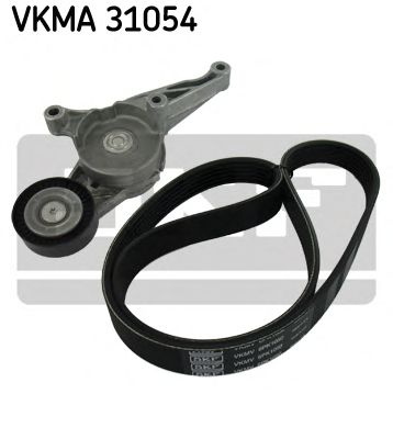 VKMA 31054 SKF Комплект поликлинових ременів (з роликами)1